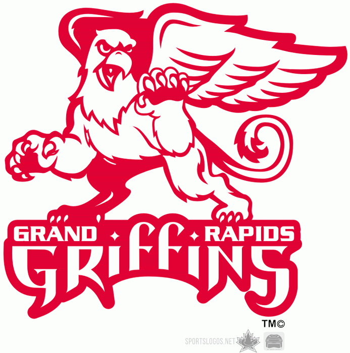 Grand Rapids Griffins 2002 03-2008 09 Alternate Logo iron on heat transfer...